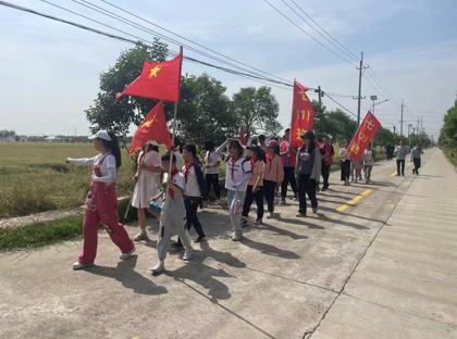 追寻红色印记 学习工农精神——李堡镇丁所小学科普劳动实践活动